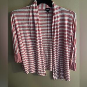 Rafaella Pink and White Striped Knitwear